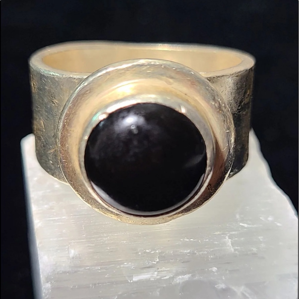 Sterling Silver and Black Onyx Ring